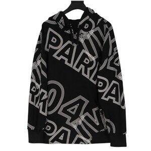 Ivy Park Womens Oversized Broken Logo Hoodie Size Medium White Black Cotton